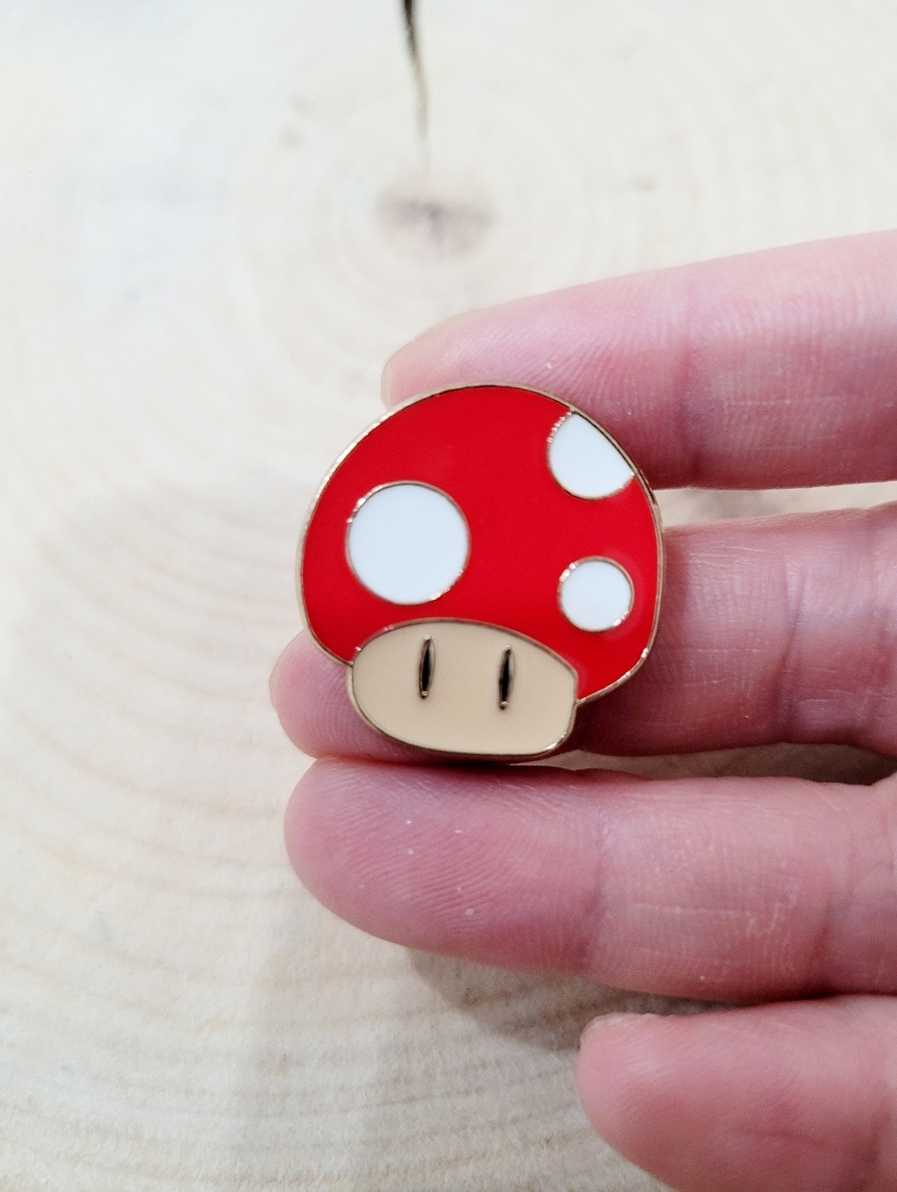 2/$20 Brand New Super Mario Mushroom Pin Brooch